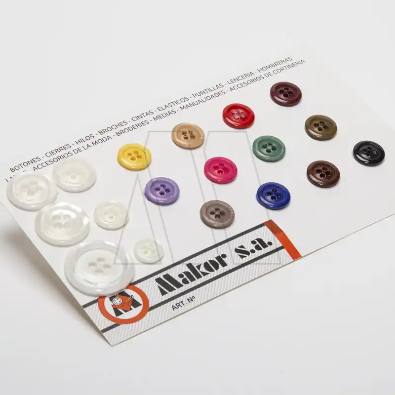 BOTON POLIESTER TRICAPA SHOW T44 406.5