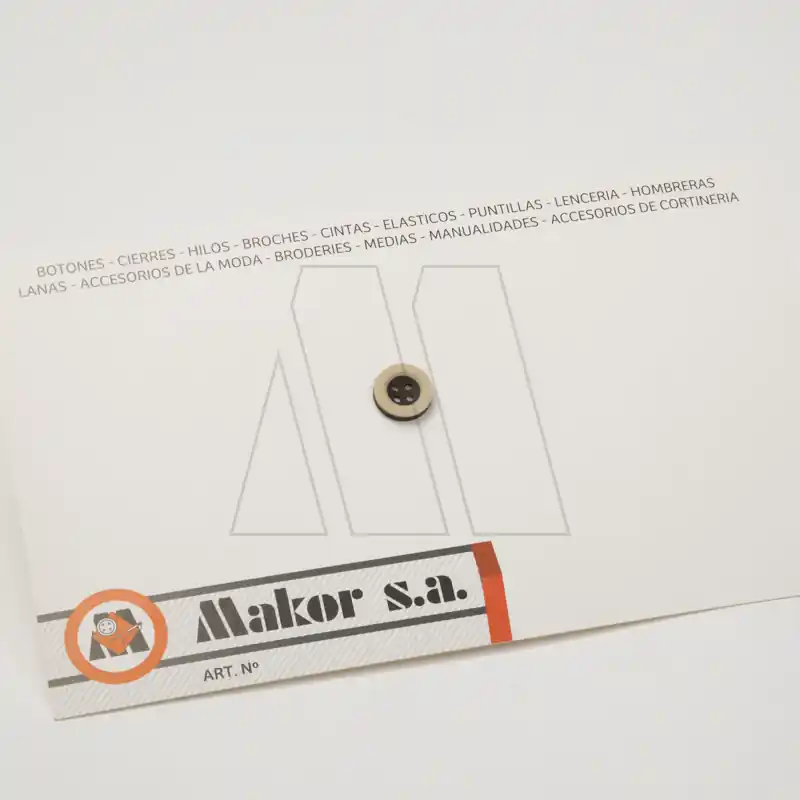 BOTON MILITAR FONDO Y BORDE PLANO T28 646.2