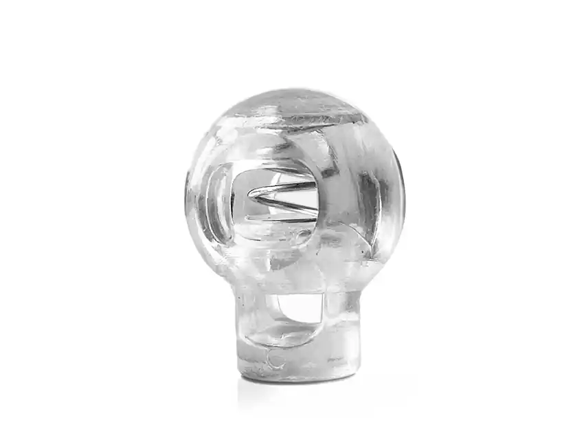 TANCA NYLON 1 AGUJERO CON RESORTE TRANSPARENTE  1678T
