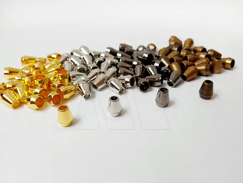 TERMINAL DE CORDON NYLON SIMIL METALICO X DOC 702