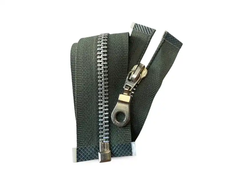 CIERRE DESMONTABLE ALUMINIO COLOR C/COLGANTE EUROPEO 55CM