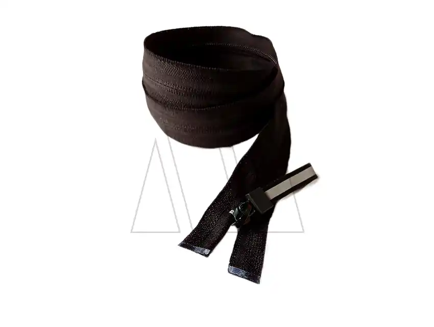 CIERRE 6MM DESMONTABLE REVERSO INVISIBLE NEGRO REFLEX 75CM 1022.75
