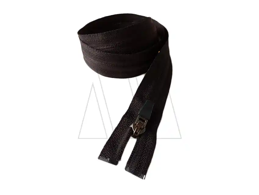 CIERRE 6MM DESMONTABLE REVERSO INVISIBLE NEGRO COMUN 70CM 1023.70