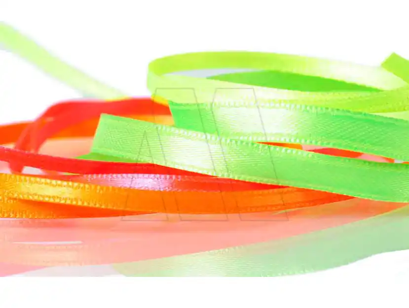 CINTA RASO DOBLE FAZ FLUO CORDON DE ORO NRO 3 15MM X 10MTS 5113.03