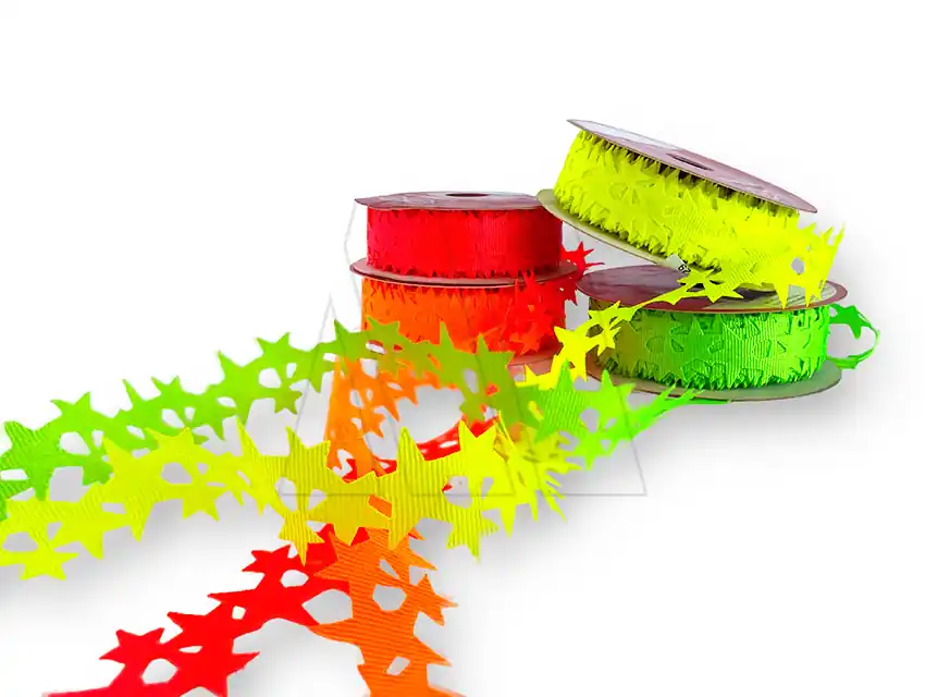 CINTA GROSS FLUO SUPERSTAR CORDON DE ORO 23MM X 10MTS 5146