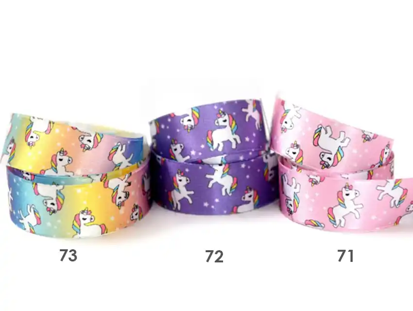 CINTA MIL UNICORNIOS C DE ORO 25MM X 10MTS