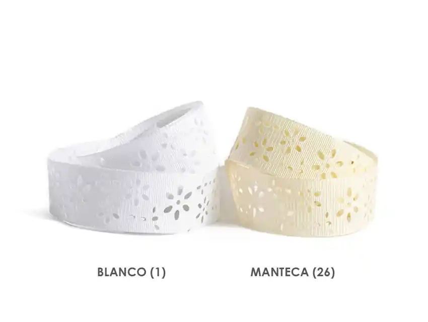 CINTA TROQUELADA FLORAL CORDON DE ORO 2CM X 10MTS