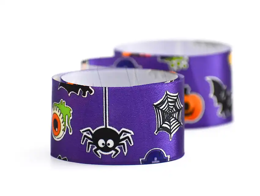 CINTA HORAS DE BRUJAS HALLOWEEN CORDON DE ORO 39MM X 10MTS