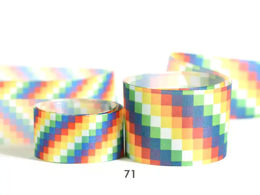 CINTA FANTASIA WIPHALA CORDON DE ORO 40MM X 10MTS