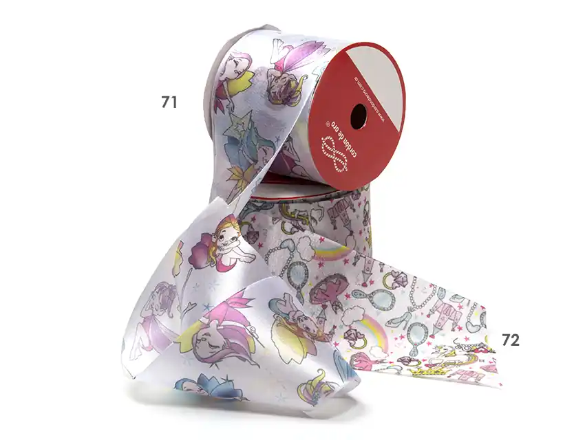 CINTA FANTASIA SILKY MAGICA CORDON DE ORO 65MM X 10MTS