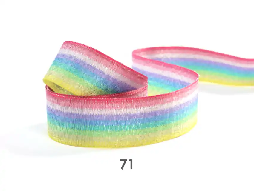 CINTA MULTIRAYAS SPARKLE CORDON DE ORO 25MM X 10MTS