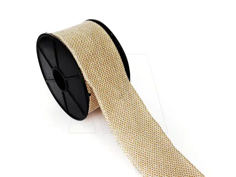 CINTA NAVIDAD SIMIL YUTE 40MM  X 10MTS 5434