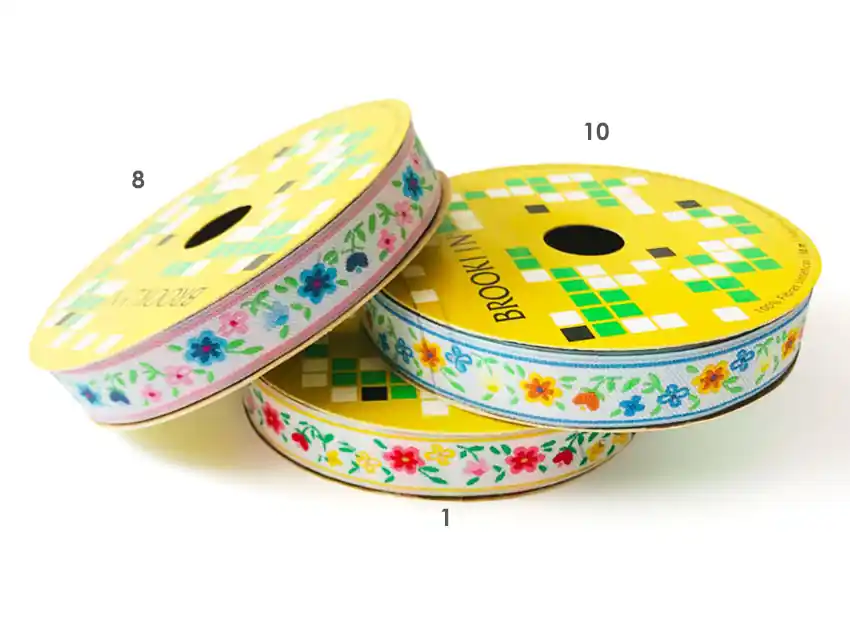 CINTA BROOKLYN ROSARIO 1,5CM X 10MTS