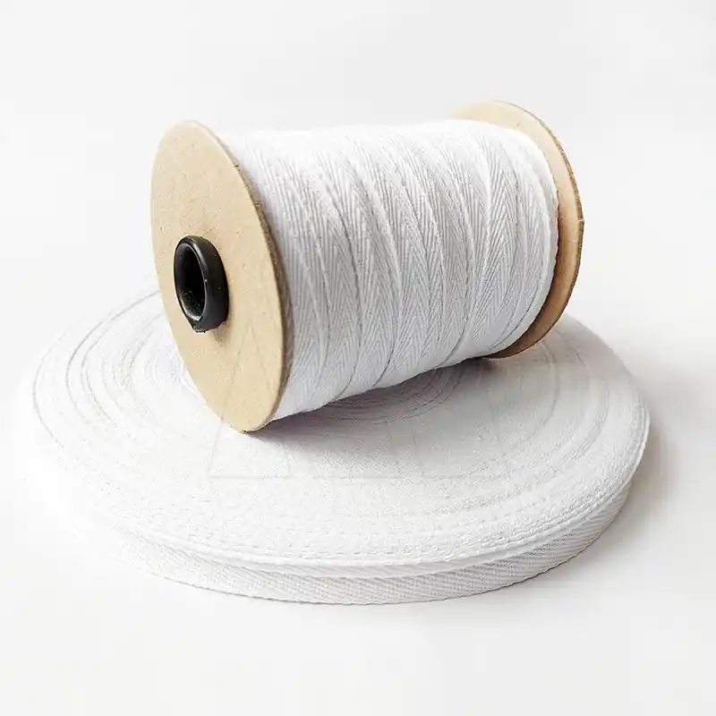 CINTA HILERA BLANCA DE ALGODON 30MM X 50MTS 5120.30B