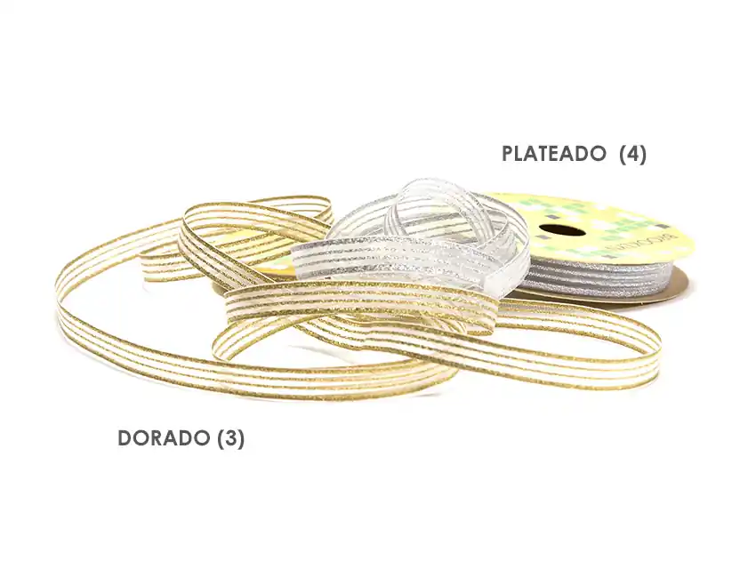 CINTA BROOKLYN VALET C/LUREX 10MM X 10MTS