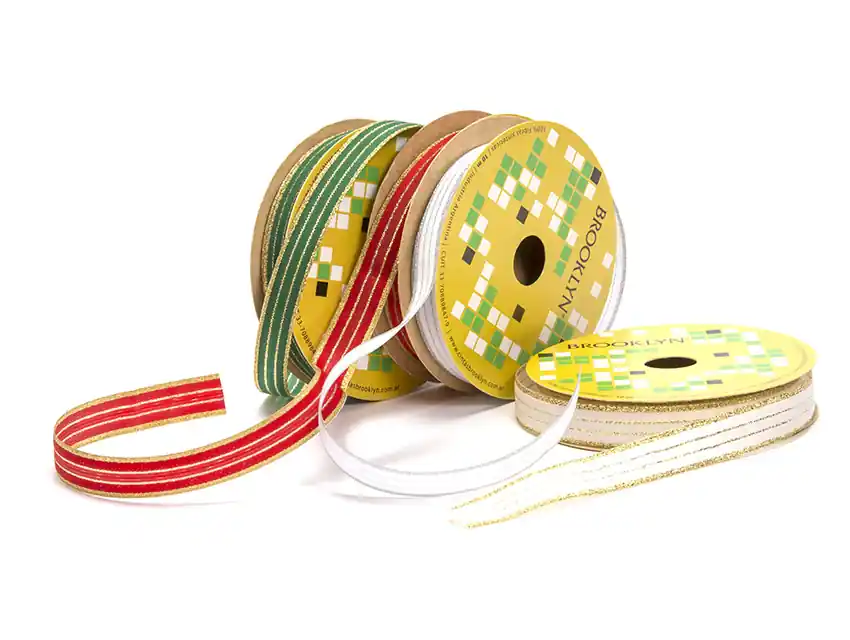 CINTA BROOKLYN NAVIDEÑA OPERA 15MM X 10MTS