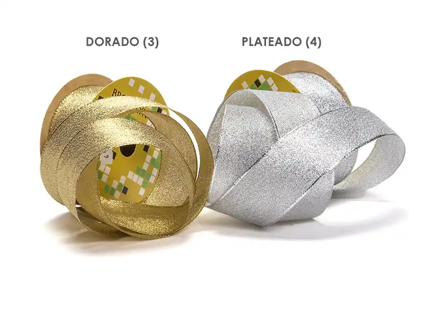 CINTA BROOKLYN MILANO C/ALAMBRE 39MM X 5MTS