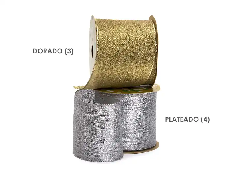 CINTA BROOKLYN MILANO C/ALAMBRE 80MM X 5MTS