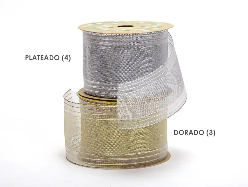 CINTA BROOKLYN SOLEDAD C/LUREX X 10MTS 8846.22