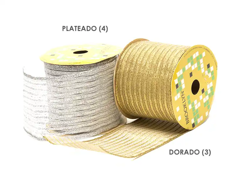 CINTA NAVIDEÑA NEPAL LUREX C/ALAMBRE X 10MTS 8847