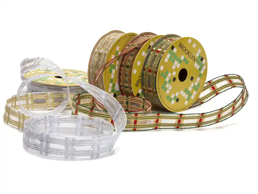 CINTA BROOKLYN NAVIDEÑA MONTANA X 10MTS 8851