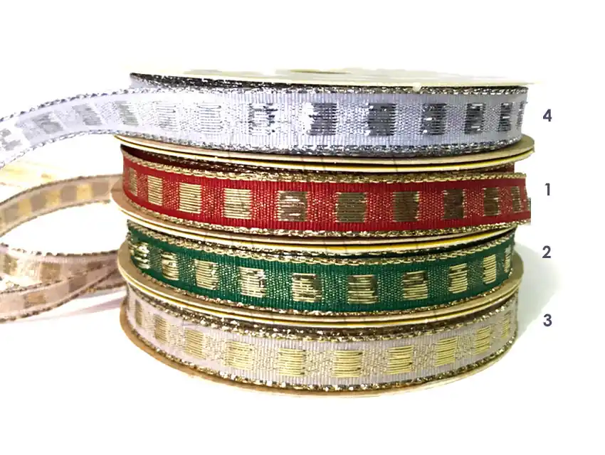 CINTA BROOKLYN LUREX ANGOSTURA 1CM X 10MTS  8861