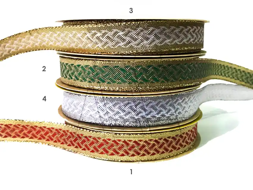 CINTA BROOKLYN LUREX RIMINI 1,5CM X 10MTS 8862.1