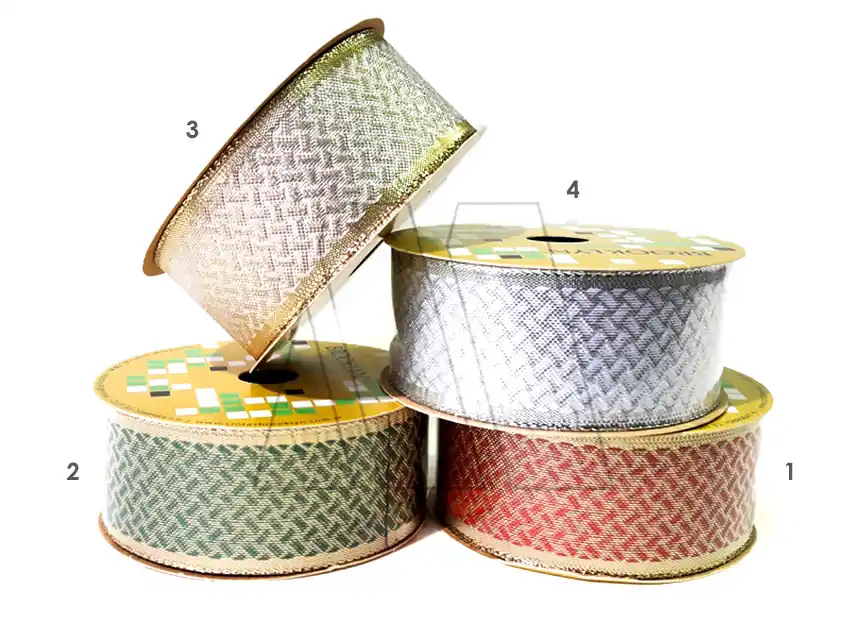 CINTA BROOKLYN LUREX RIMINI 4CM X 10MTS 8862.2