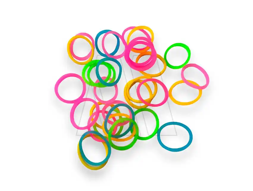 GOMITAS DE SILICONA X 300UN COLORES SURTIDOS 5820