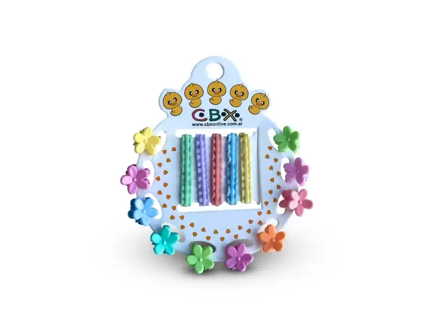 BLISTER DE COLITAS Y BROCHES SURTIDOS CBX X 15UN  5821.M5