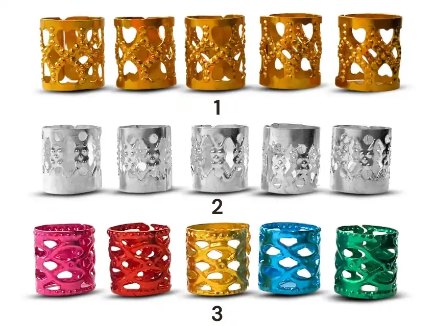ANILLOS CUFFS PARA TRENZAS 8MM X 9MM X 50UN 8118