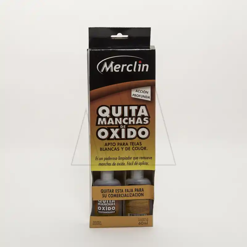QUITA MANCHAS DE OXIDO MERCLIN 60ML X UN 4700