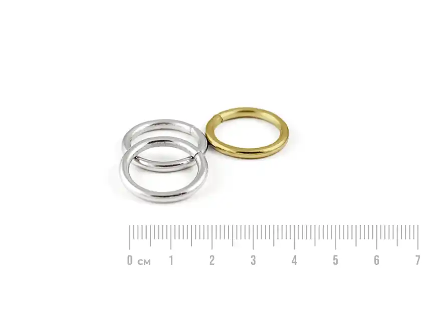 ARGOLLAS METALICAS SIMPLES NIQUELADAS 16 MM X 500UN 2622.2