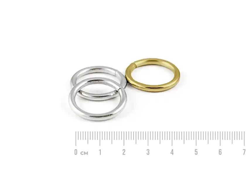 ARGOLLAS METALICAS SIMPLES NIQUELADAS 18 MM X 500UN 2622.3
