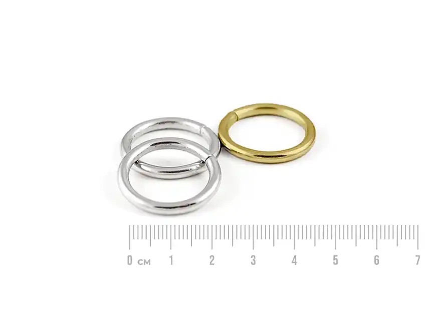 ARGOLLAS METALICAS SIMPLES NIQUELADAS 20 MM X 500UN 2622.4