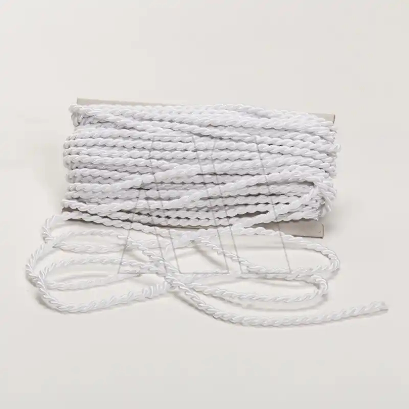 CORDON RAYON COMUNION TRENZADO IMPERIAL 4MM X 20MTS 2102