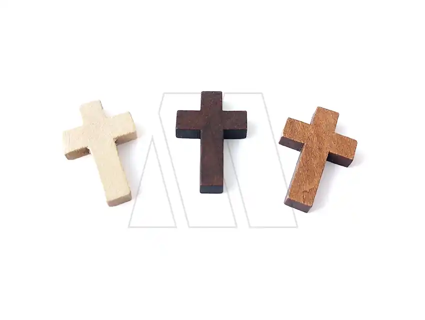 CRUZ DE MADERA 14 X 22MM X 25UN 2653.1