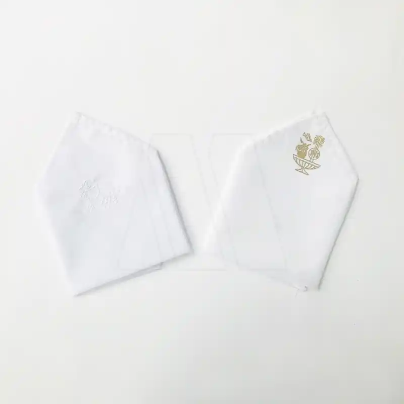 PAÑUELOS P/COMUNION TAFETA ESTAMPADA 4607