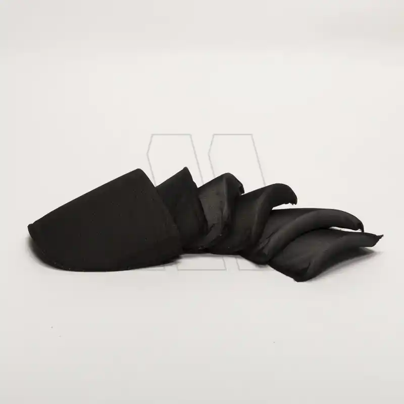 HOMBRERA C/FORMA MEDIANA FORRADA NEGRA X 12 PARES 1257N