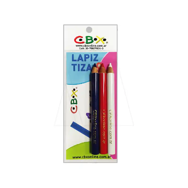 LAPIZ DE TIZA CBX 87MM X 3UN 2265
