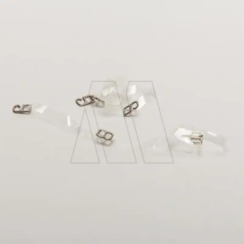 BRETEL SILICONA DESMONTABLE 6MM C/GANCHO METAL X 6 PARES 1092