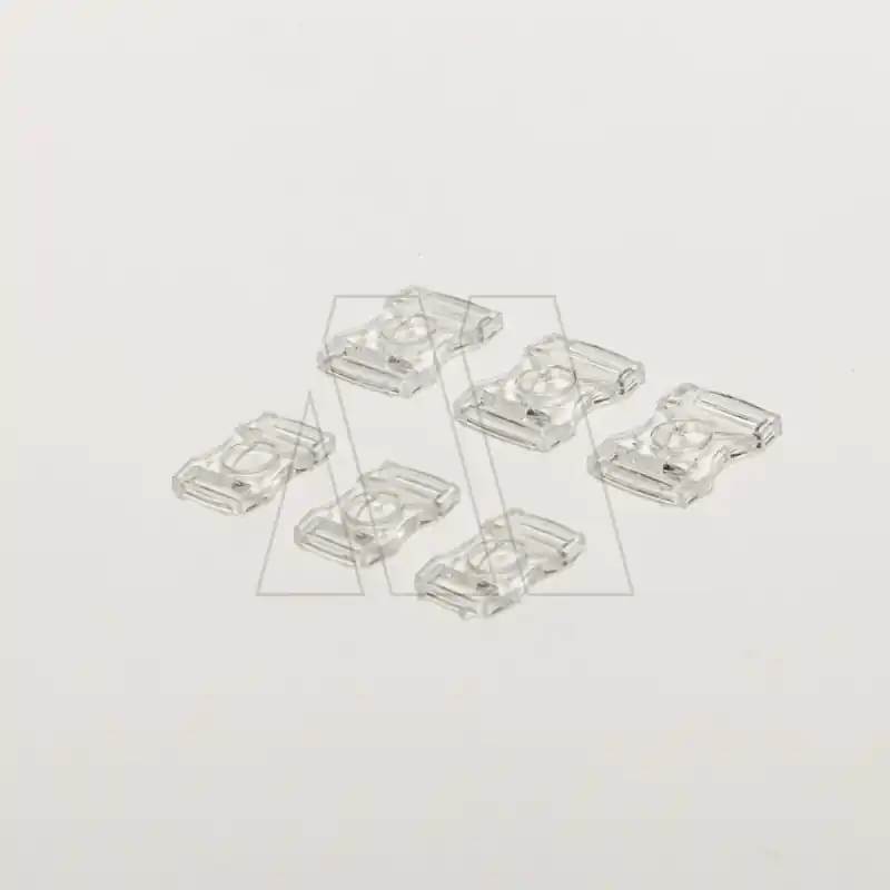 BROCHE PLASTICO TRANSPARENTE P/LENCERIA 13MM X 50UN 1274.2