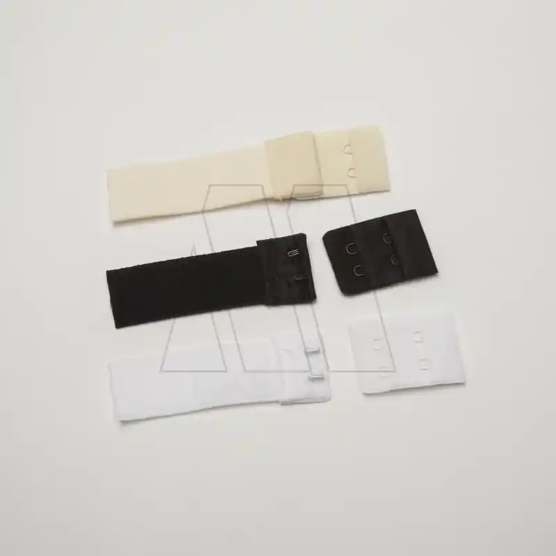 REPUESTO CORPIÑO 2 GANCHOS C/ELASTICO AFELPADO 3CM X 12UN 1284.2
