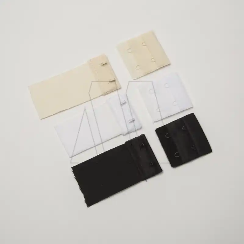 REPUESTO CORPIÑO 2 GANCHOS ANCHO C/ELASTICO AFELPADO 4CM X 12UN 1284.3
