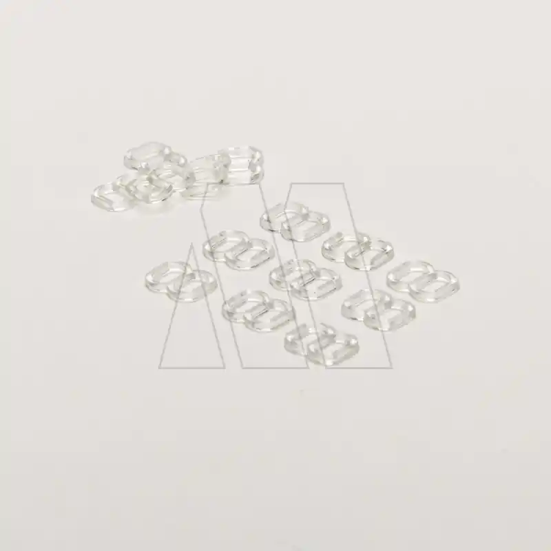REGULADOR PLASTICO TRANSPARENTE P/CORPIÑO 6MM X 50UN 1298