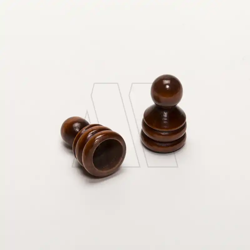 TERMINAL P/BARRAL 22MM MADERA LUSTRADA 7013
