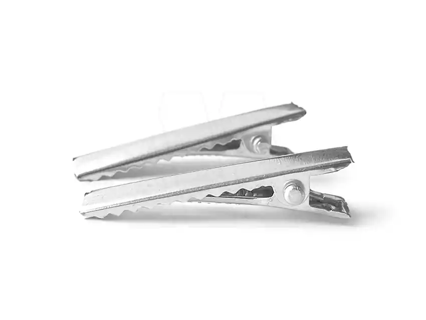 BASE HEBILLA COCODRILO CABELLO NIQUEL 3CM X 25UN 5328.3