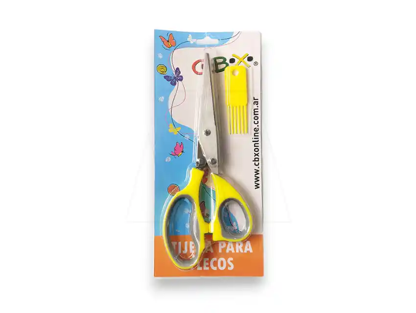 TIJERA PARA HACER FLECOS CBX 20CM 1272