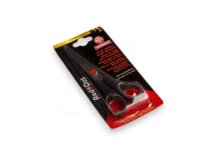 TIJERA MUNDIAL HOBBY PUNTO ROJO 14CM 1667