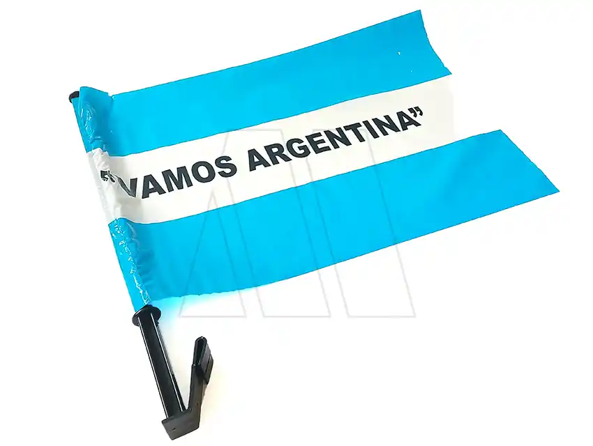 BANDERA ARGENTINA P/ VENTANA DE AUTO 45CM X 30CM 2559